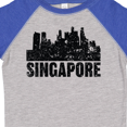 thumbnail image 4 of Inktastic Singapore City Skyline with Grunge Boys or Girls Toddler T-Shirt, 4 of 5