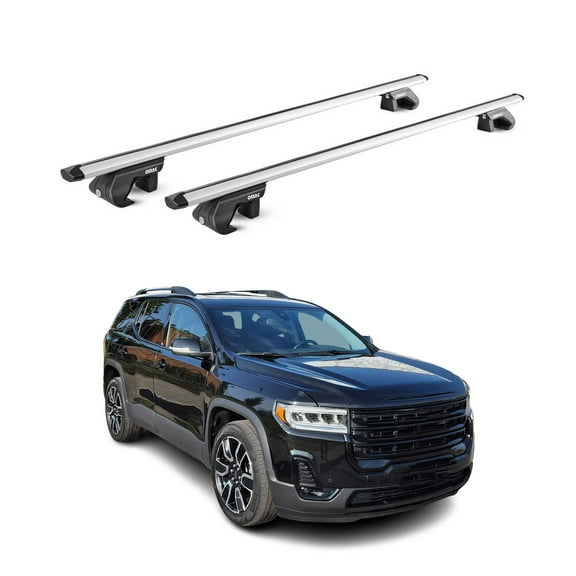 OMAC Roof Rack Cross Bars Fits GMC Acadia 2017-2023 Silver Luggage Carrier 2 Pcs