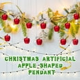 thumbnail image 4 of Uonlytech Red Apple Christmas Ornaments for Decor Plastic Hanging Pendants with Realistic Design 2.5 Inch, 4 of 5