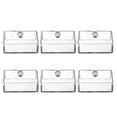 thumbnail image 1 of Fish Feeder 6Pcs Transparent Acrylic for Aquatic Food Dish, 1 of 8