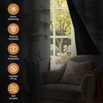 thumbnail image 2 of Tchckioa Modern Leaf Blackout Curtains,Privacy Protection Grommet Window Drapes for Bedroom,42x63 Inch,2 Panels, 2 of 8