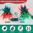 thumbnail image 3 of Luces navideñas HeyFuni, rojas y verdes, 50 unidades, 13 pies, interiores y exteriores, 3 of 6