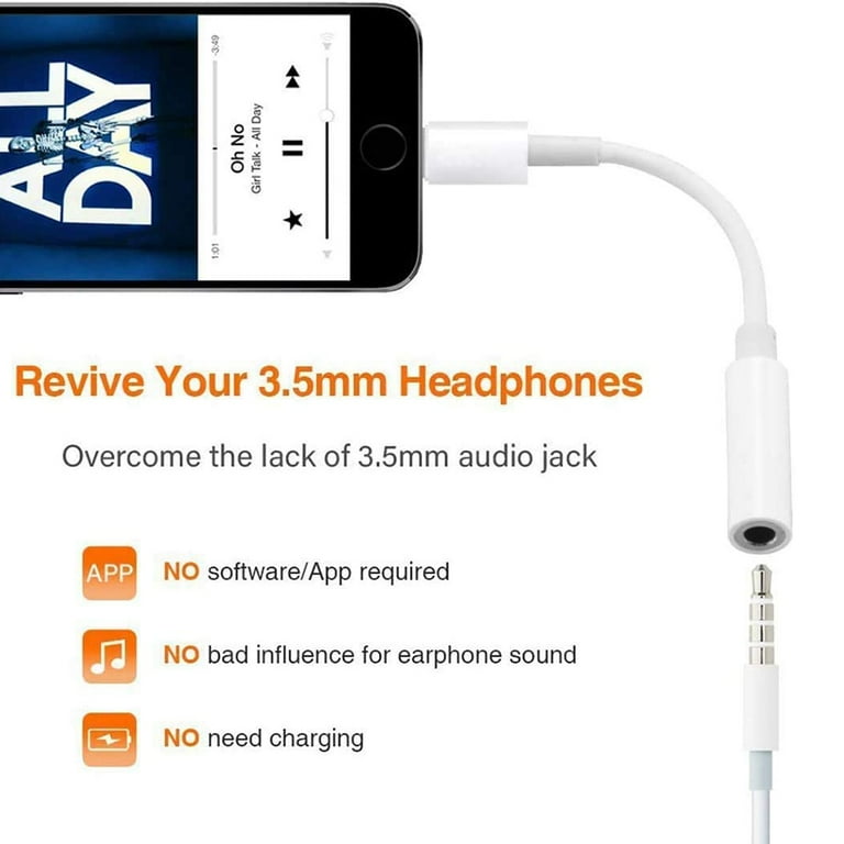Adapter for iphone Headphones,Apple MFi Certified Lightning