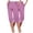 Purple, variant on Diufon 2pc Womens Capris Pants Summer Solid Color Pants Elastic Waist Drawstring Pants with Pockets