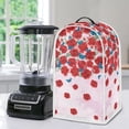 thumbnail image 3 of HELLHERO Durable Food Processor Cover with Hand Strap Stylish 15.94"H x 9.45"L x 7.28"W, Red Roses and Blue Butterflies, 3 of 4
