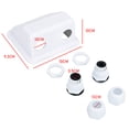 thumbnail image 2 of ALLTIMES Solar Cable Entry Gland Box Waterproof Double Wire for Solar Panel Motorhome RV Camper Boat, ABS Plastic White, 2 of 8