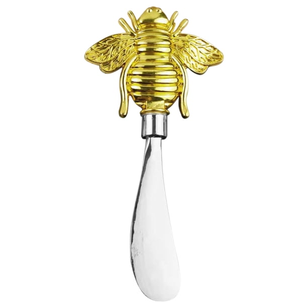 GOOHOCHY Espátula para mantequilla con diseño de abeja, para queso, mermelada de frutas, herramienta para hornear queso en la cocina