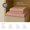 thumbnail image 4 of TESSO HOME Juego de Sábanas de Camiseta Frescas Tipo Algodón Suave Hipoalergénicas (Incluye Sábana Plana, Sábana de Cajón y Fundas de Almohada), 4 of 8
