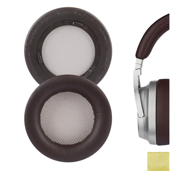 Geekria QuickFit Replacement Ear Pads for Corsair Virtuoso RGB/ WirelessSE/ WirelessXT Headphones Ear Cushions, Repair Parts (Brown)