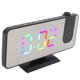thumbnail image 3 of Reloj despertador digital RGB BuyWeek con Superficie de espejo y proyector, 3 of 12