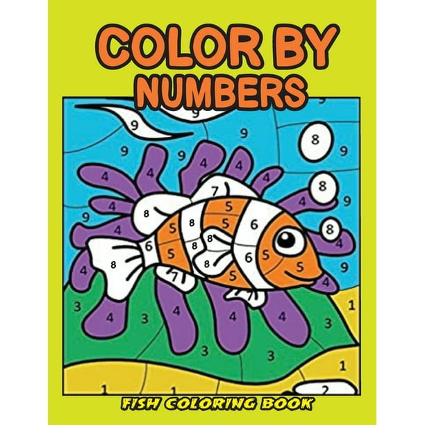 colour by numbers coloring pages