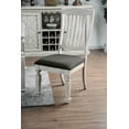 thumbnail image 2 of Furniture of America Roslyn Padded Dining Chairs - Set of 2, Antique White, 2 of 6