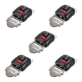 thumbnail image 1 of 5pcs Motorcycle Helmet Clip Chin Strap Quick Release Disconnect Buckle, 1 of 5