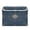 Navy, variant on 40L Lidded Home Storage Bins Foldable Storage Box with Handle for Home Bedroom Closet, Navy Printed