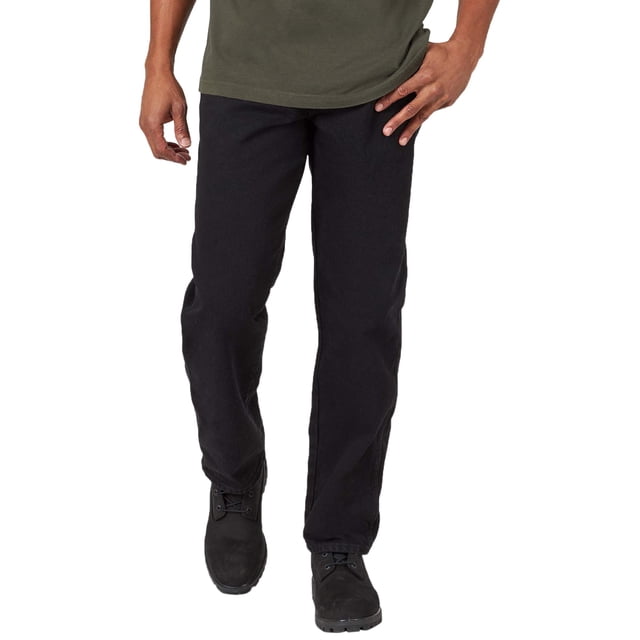 Jean Rustler, modelo Big & Tall, clásico, corte holgado, para hombre, color negro