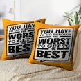 thumbnail image 3 of LALILO Throw Pillow Covers You Go Get Best Creative Motivation Cushion Cover 18" x 18", 2 Pack, 3 of 6