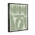 thumbnail image 4 of Stupell Industries Modern Green Shapes Abstract Painting Black Floater Framed Canvas Art Print Wall Art, 25 x 31, 4 of 10