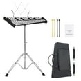 thumbnail image 3 of SKYSHALO 32-Key Glockenspiel Xylophone Set, Complete Percussion Kit with Mallets, Drumsticks, Sheet Music Holder, Height-Adjustable Stand & Portable Case for Learners & Enthusiasts, 3 of 9