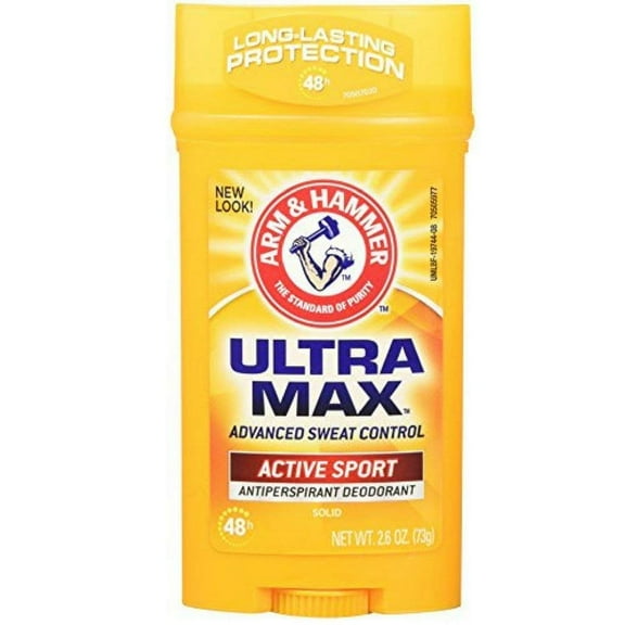 Arm & Hammer Ultramax Anti-Perspirant Deodorant Active Sport 2.60 Oz ( Pack Of 5)