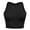 Black, variant on Women Stretch Bandeau Jersey Tube Bodysuit Strapless Top
