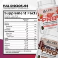 thumbnail image 2 of Core Nutritionals Pro Sustained Release Protein Blend, Digestive Enzyme Blend, 25G Protein, Low Carb, 27 Servings (Peanut Butter & Jelly), 2 of 7