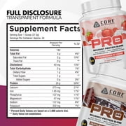 Core Nutritionals Pro Sustained Release Protein Blend, Digestive Enzyme Blend, 25G Protein, Low Carb, 27 Servings (Chocolate Peanut Butter)