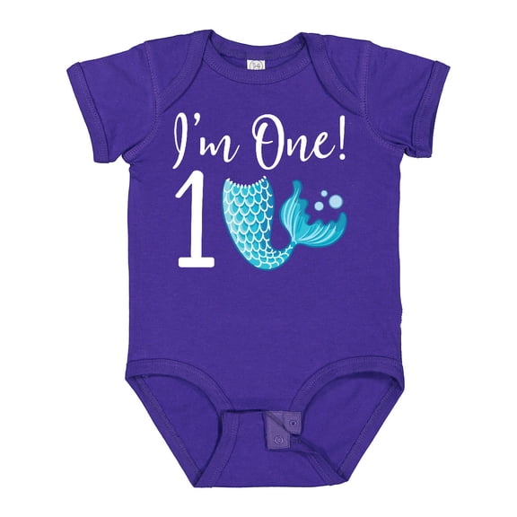 Inktastic 1st Birthday Mermaid Party Girls Baby Bodysuit