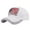 White, variant on American Flag Hat Patriotic Theme 1776-2026 Commemorative Cap for Men Women, Casual Sun Hat, Black, One Size, Cotton