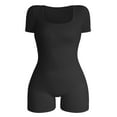 thumbnail image 4 of Shaping Underwear Women's Shapewear Bodysuit High Waist Seamless for Workout Gym Yoga Everyday Wear Full Body Body-shaping Corset(Color:Black,Size:M), 4 of 5