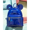 thumbnail image 5 of Disney Mickey Mouse Holographic Series Mini Backpack Sapphire Loungefly, 5 of 7