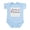 Sky Blue, variant on CafePress - Little Cousin Vintage Infant Bodysuit - Baby Light Bodysuit, Size Newborn - 24 Months