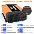 thumbnail image 5 of Ampeak Power Inverter 1000 Watts with Dual AC Outlets 2.1A USB Inverter 12v to 110v Digital Display 12v Inverter, 5 of 7