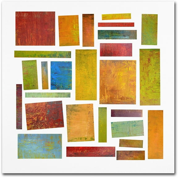 Trademark Fine Art "Building Blocks Two" Canvas Art by Michelle Calkins