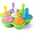 thumbnail image 2 of Silicone Popsicle Molds,Popsicle Mold Maker,Homemade Food Storage Containers,Kids Ice Cream DIY Pop Molds - BPA Free (Blue), 2 of 5