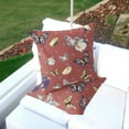 thumbnail image 5 of Set of Two 16" X 16" Blue and Orange Butterfly Indoor Outdoor Throw Pillow, 5 of 5