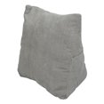 thumbnail image 2 of Oreiller de Coussin de Coin Doux Durable pour la Lecture Regarder la Télévision Chaise de Bureau de Repos Gris, 2 of 8