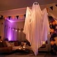 thumbnail image 5 of Tuvgenk Battery garden lights outdoor Ghost Landscape Light LED Hanging White Polyester Perfect for parties, outdoor events, gardens, and props, 5 of 6