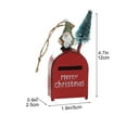 thumbnail image 3 of Iumwxz Fall Outdoor Living Small Mailbox Elderly Vintage Mailbox Christmas Tree Hanging Christmas Decorations Decoration Props home decor christmas clearance outdoors indoor, 3 of 5