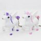 thumbnail image 1 of unbranded Llavero Morado De Unicornio Adorable Con Luces LED Y Función De Para Colgar En Auto O, 1 of 8