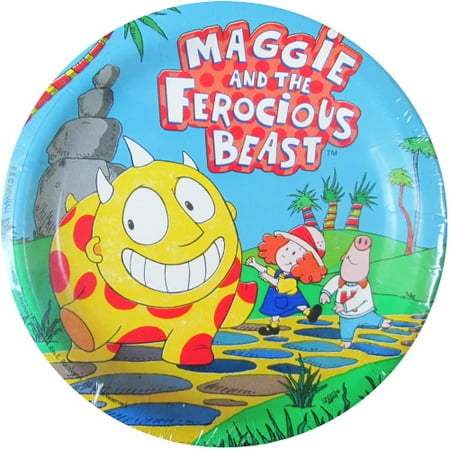 Maggie And The Ferocious Beast Small Paper Plates