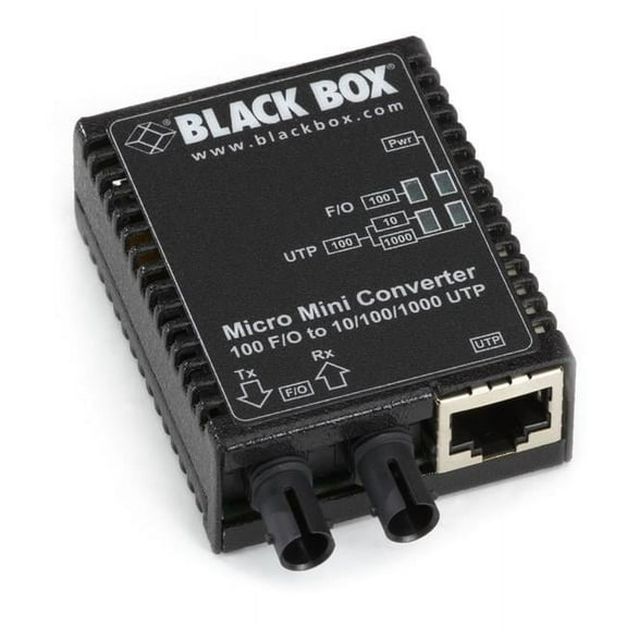 Black Box LMC401A 10&100BT 100BFX Mini Media Converter