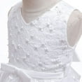 thumbnail image 5 of 0-5T Baby Girls Formal Gowns Princess Dress Pageant Birthday Lace Wedding Toddler Irregular Puffy Dress, 5 of 10