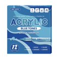 thumbnail image 1 of Acrylic Paint Marker 12 Color Soft Brush Tip Liquid Acrylic Paint Pen for Drawing on Paper Stone Rock Canvas Wood Glass Multicolor, 1 of 4