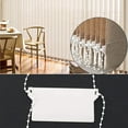 thumbnail image 4 of 31Pcs 89MM Vertical Blind Accessories, 10M Bottom Chain and 12Pcs Chain Connector, 6Pcs Top Hangers, 12Pcs Bottom Weight Slats, 4 of 4