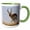 Green/White, variant on 3drose, Pronghorn Antelope Buck., 11oz Mug