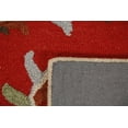 thumbnail image 5 of Ottomanson Agra Floral 2x8 Indoor Handmade Wool Runner Rug, 2'3" x 7'6", Red, 5 of 5