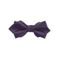 thumbnail image 1 of INSPIRE CHIC Corbatas de Pajarita para Hombre con Puntos de Diamante, Corbatas Pre-atadas Sólidas para Bodas Formales, Púrpura Profundo, 1 of 4