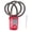 Red, variant on Suodoka Keyless Bluetooth Motorcycle Lock, IP44 Water Resistant Cycling Cable Lock with 110dB Alarm, Anti-Theft App Unlocking System for Bikes and Scooters, Black