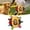 C, variant on HomelyJoy Squeaky Dog Toy Ball, 6 Inch Interactive Plush Chew Toy with Built In Bell and Elastic Strap for Indoor Outdoor Training and Fetch Play