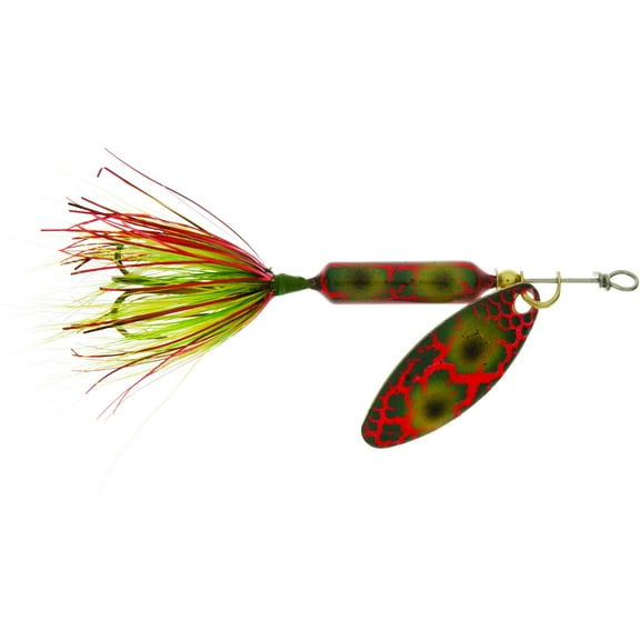 Yakima Bait Worden's Rooster Tail 2" Lure, Frog Bleeding, 1/16 oz.